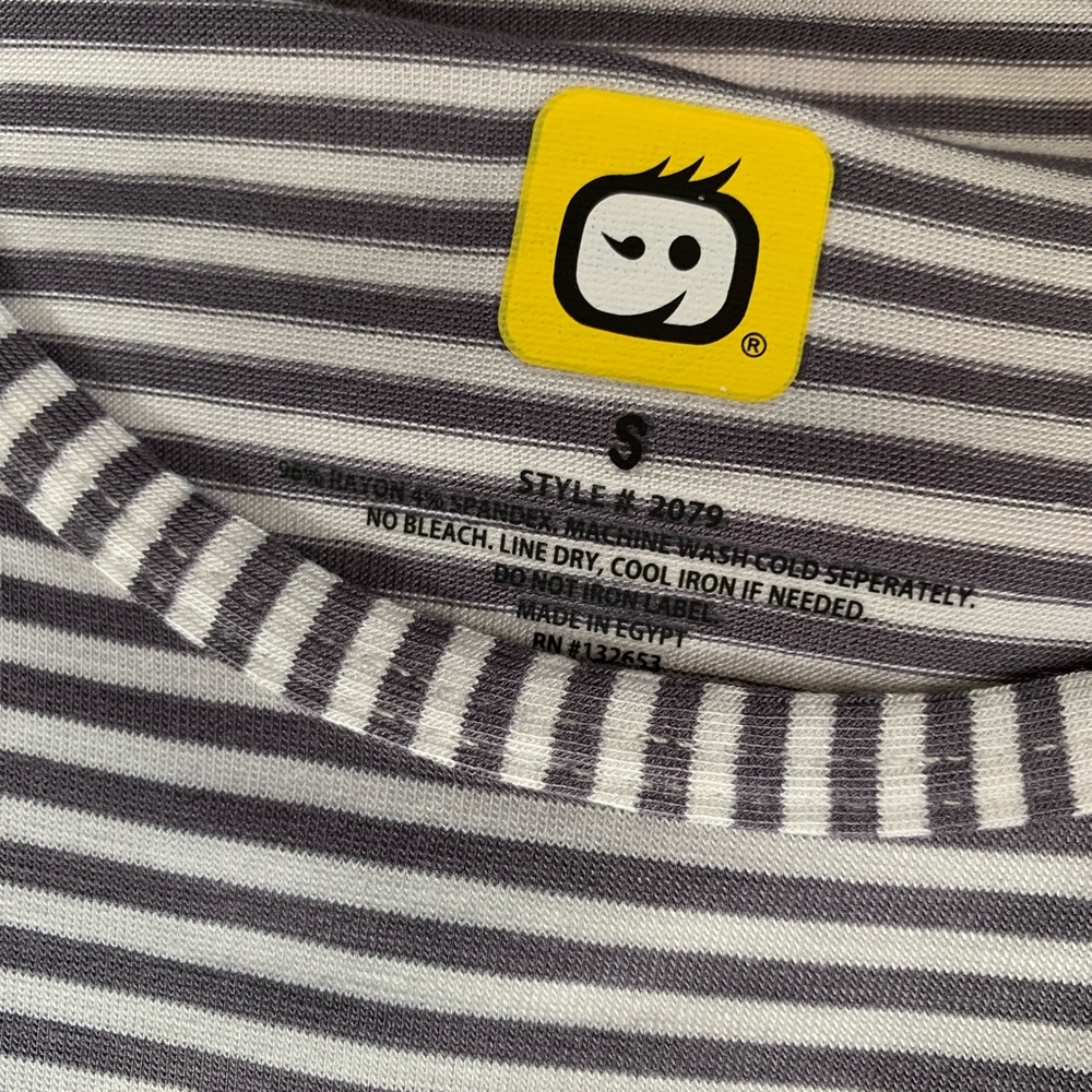 WonderWink Striped Underscrub Long Sleeve